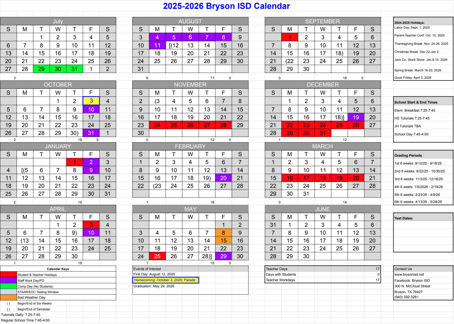 Calendar